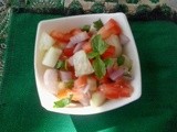 Kachumber recipe | indian onion tomato cucumber kuchumber  salad