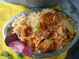 Muslim style chicken dum biryani,muslim wedding chicken biriyani recipe