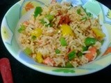 Schezwan Veg fried rice recipe |schezuan vegetable fried rice|indo chinese food