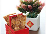 Almond Florentines 杏仁脆饼片CNY 2015