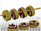 Baked Mini Matcha Donuts 香烤迷你抹茶甜甜圈