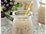 Blueberry Orange Smoothie 蓝莓鲜橙冰沙