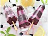 Blueberry Yogurt Popsicles