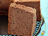 Cocoa Banana Chiffon Cake 可可香蕉戚风蛋糕