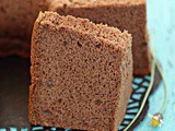 Cocoa Banana Chiffon Cake