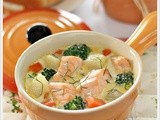 Fish Stew With Salmon and Vegetables