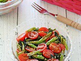 French Beans, Tomatoes & Wakame Salad