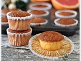 Grapefruit Sponge Cupakes