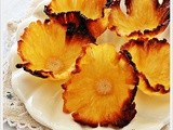 Making Dried Pineapple Flowers