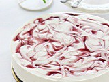 No-bake Cherry Yogurt cheesecake 免考樱桃芝士蛋糕