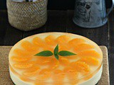 No-Bake Orange Cheesecake 免烤香橙格芝士蛋糕