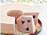 Purple Sweet Potato Chiffon Cake 紫薯戚风蛋糕