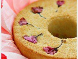 Sakura Yogurt Chiffon Cake 樱花酸奶戚风蛋糕