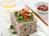 Steamed Black Eye Bean Cake