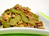 Stir Fried Egg with Bitter Gourd and Pork