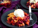 Apple and Blackberry Crumble