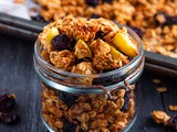 Apple and Raisin Granola {nut free}