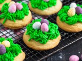 Easter Nest Sugar Cookies