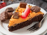 Halloween Brownie Pizza