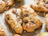 Maple Pear Scones with Maple Glaze