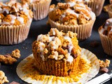 Pumpkin Chocolate Chip Streusel Muffins