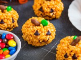 Pumpkin Rice Krispie Treats – {Kid friendly Halloween treat!}