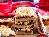 Strawberry Jam Crumble Bars