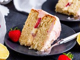 Strawberry Lemon Layer Cake