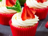 Strawberry Pimms Cupcakes