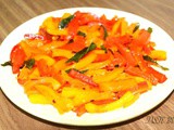 Capsicum Stir Fry / Mezhukkuperatty