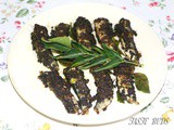 Sardine Fry With Green Pepper / Mathi Fry