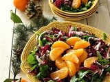 Insalata di Valeriana con Radicchio Rosso e Clementine