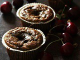 Muffins con Ciliegie e Pistacchi