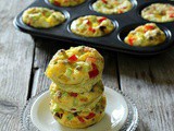 Muffins di Frittata con Carne e Verdure