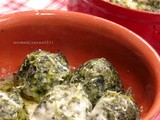  Gli Gnudi : gnocchi gratinati di cavolo nero e ricotta alla toscana