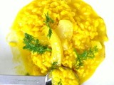 Riso, Crema di finocchi e Curcuma