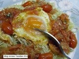 Βελανίδια με αυγά...και σπαγγέτι