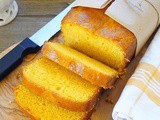 Egg-free Mango loaf cake