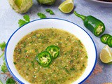 How To Make Salsa Verde {Roasted Tomatillo Salsa}