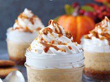 Instant Pot Pumpkin Cheesecake (In Jars) | Individual Pumpkin Cheesecake