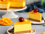 No-Bake Mango Cheesecake Recipe (Video)