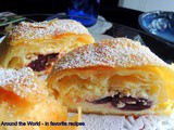 Cheese and Cherry Strudel