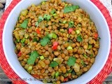 Spiced lentil salad, Indian style
