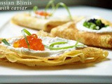Blinis: Thin Russian Pancakes with Toppings Galore
