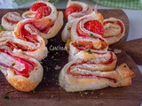 Alberelli di sfoglia al prosciutto antipasto