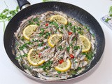 Alici in padella al limone: secondo di pesce leggero e veloce