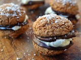 Baci di dama con amaretti nutella mascarpone