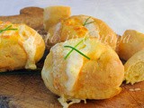 Barchette di panini veloci al formaggio finger food