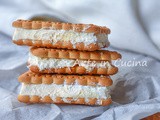 Biscotti gelato al cocco e caffè
