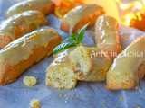 Biscotti noci arancia e cioccolato bianco